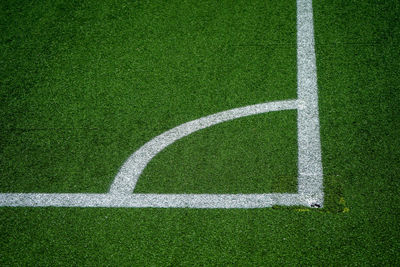 Full frame shot of soccer field