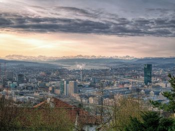 Aerial view of cityscape