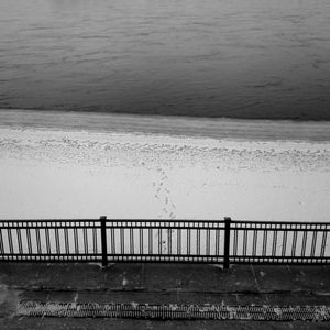 Railing in sea