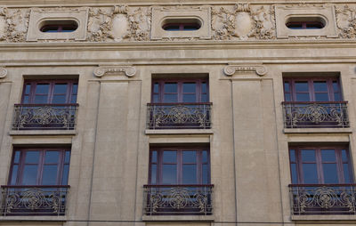 Low angle view of historical building