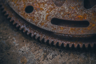 Close-up of rusty metal