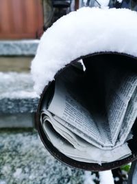 Close-up of snow