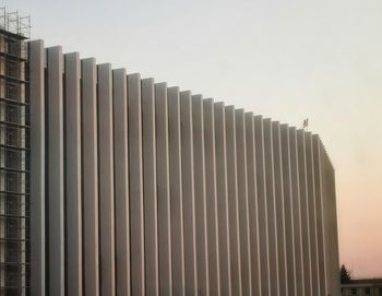 Low angle view of building against clear sky