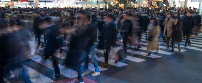 Group of people at music concert