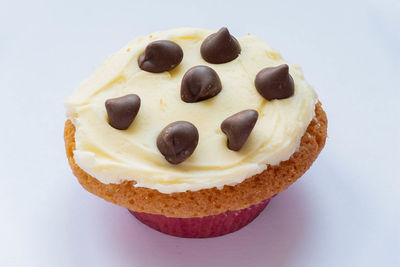 High angle view of cake