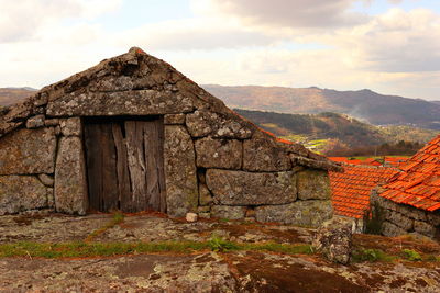 Ancient portuguese traditional house
