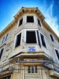 Low angle view of building against sky