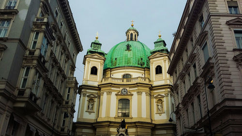 Low angle view of clock tower