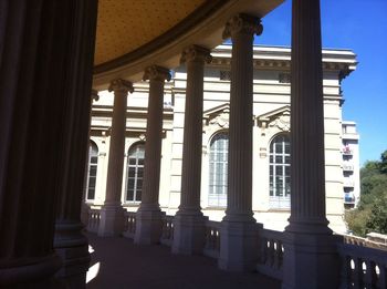 Low angle view of historical building