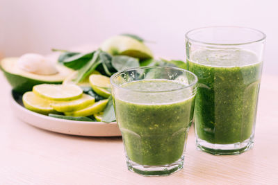 Close-up of drink on table