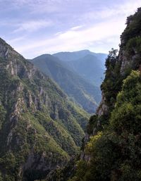 Scenic view of mountains