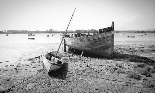 Boats in sea