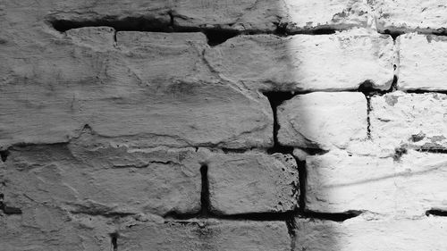 Close-up of brick wall