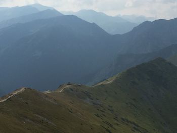 Scenic view of mountains