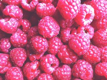 Full frame shot of strawberries