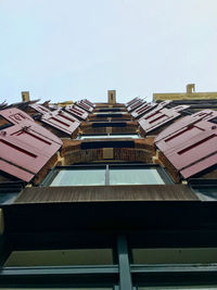 Low angle view of building against sky
