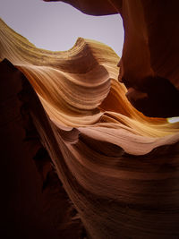 Low angle view of desert