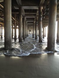 View of pier over sea