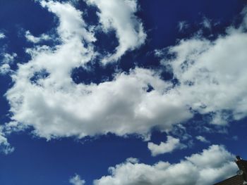 Low angle view of clouds in sky