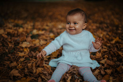 Autumn baby shooting