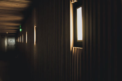 Illuminated corridor