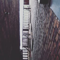 High angle view of buildings by street