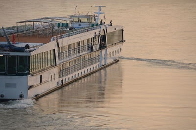 Ferry sailing in sea