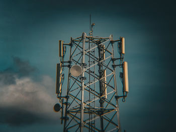 A signal tower near the coast