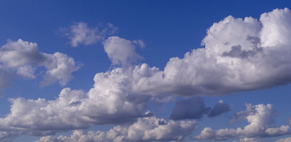 Low angle view of clouds in sky