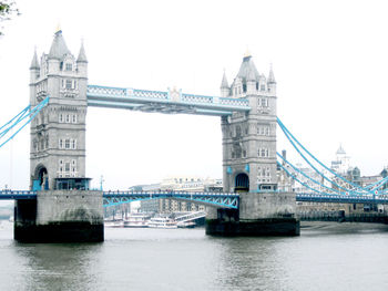 Tower bridge over river