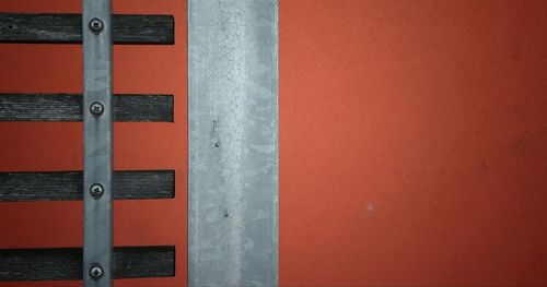 Close-up of orange wall