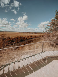 Scenic view of landscape against sky