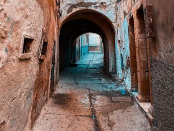 Corridor of historic building