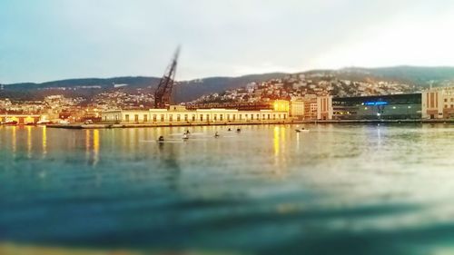 River with buildings in background