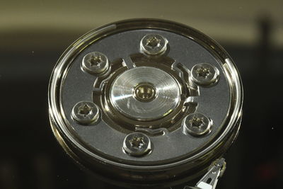 Close-up of machine part