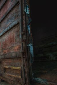 Close-up of wooden wall