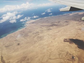 Aerial view of beach