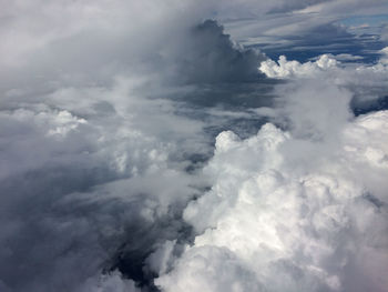 Low angle view of clouds in sky