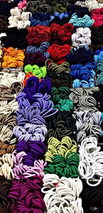 Full frame shot of colorful shop for sale