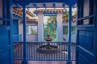 Interior of colombian house traditional