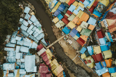 Kampung warna warni jodipan in malang.