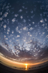 Scenic view of cloudscape during sunset