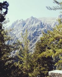 Scenic view of mountains