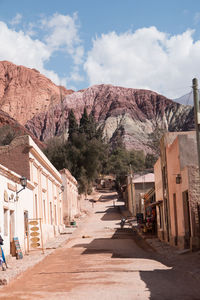 View of purmamarca argentina south america