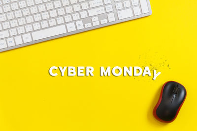 Close-up of computer keyboard