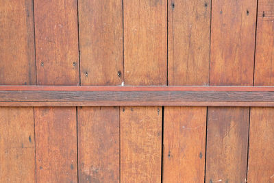 Full frame shot of wooden door