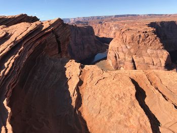 Rock formations against sky