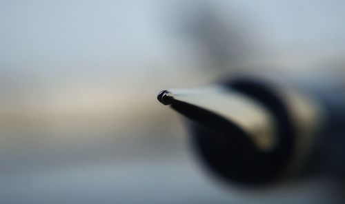 Close-up of cigarette on table