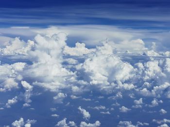 Low angle view of clouds in sky