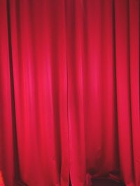 Full frame shot of red curtain